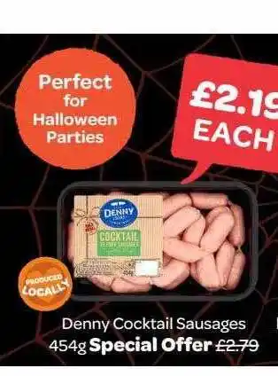 Spar Denny cocktail sausage offer