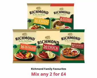 Farmfoods Richmond family favourites offer