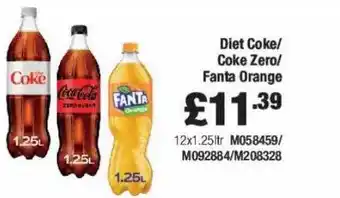Booker Wholesale Diet coke-coke zero fanta orange offer