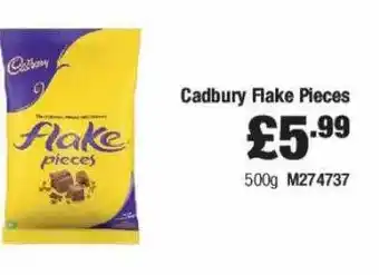 Booker Wholesale Cadbury flake pieces offer