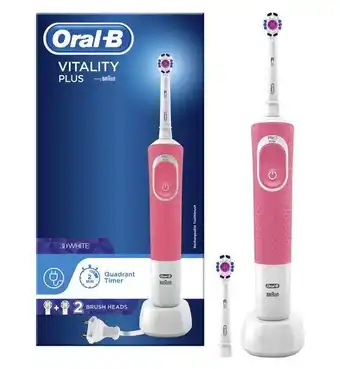 Boots Oral-b vitality plus 3d electric toothbrush powered by braun offer