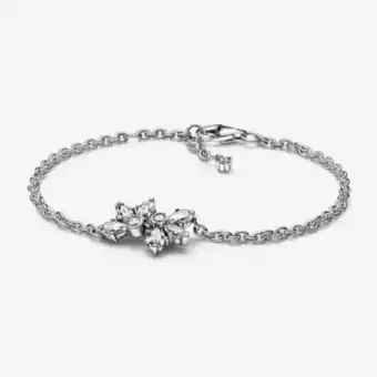 Pandora Sparkling herbarium cluster chain bracelet offer