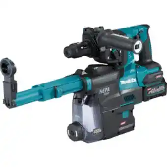 Toolstation Makita xgt 40v sds+ rotary hammer with dust extractor 1 x 2.5ah offer