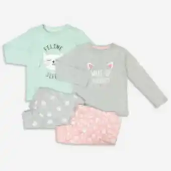 TK Maxx Four pack grey cheagle pyjamas offer