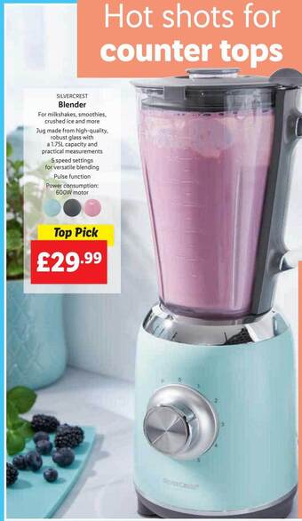 Lidl Silvercrest blender offer