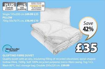 JYSK Gloptind fibre duvet offer