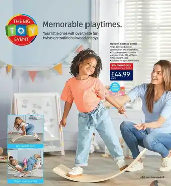 Aldi Wooden balance board offer