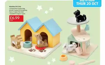 Aldi Wooden pet sets offer