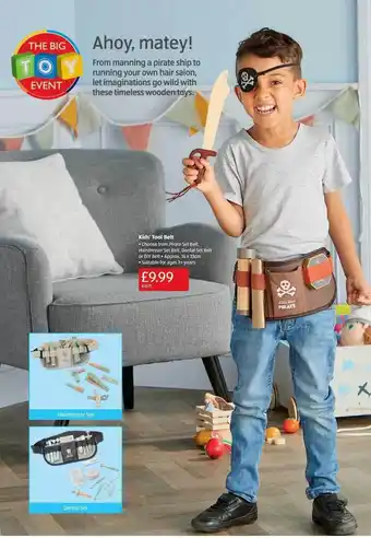 Aldi Kids' tool belt offer