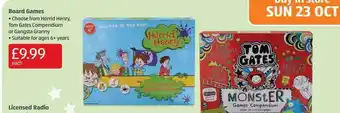 Aldi Board games offer