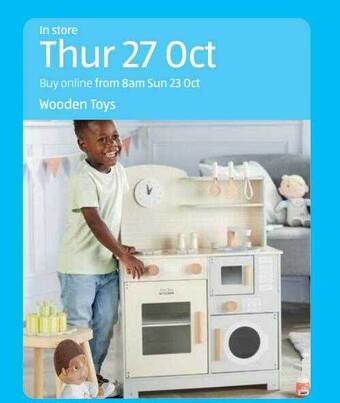 Aldi Wooden toys offer