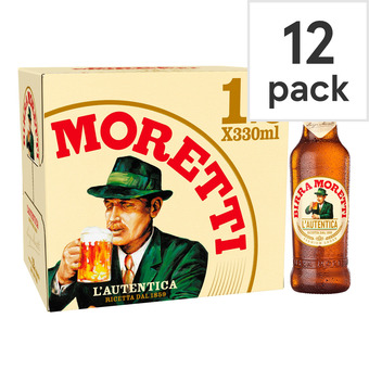 Tesco Birra moretti lager beer 12x330ml offer