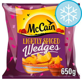 Tesco Mccain lightly spiced wedges 650g offer
