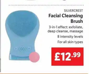 Lidl Silvercrest facial cleansing brush offer