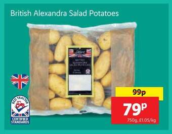 Lidl British alexandra salad potatoes offer