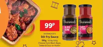 Lidl Sharwood's stir fry sauce offer