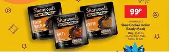 Lidl Sharwood's slow cooker indian ready meals offer