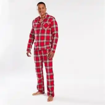 Home Bargains Festive fun: mens tartan check pyjama set offer
