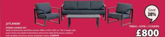 JYSK Jutlandia vonge lounge set offer