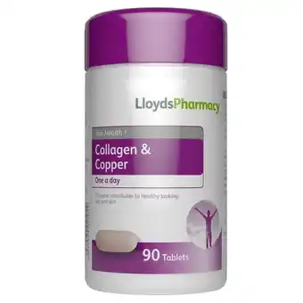 Lloyds Pharmacy Lloydspharmacy collagen & copper 1000mg tablets offer