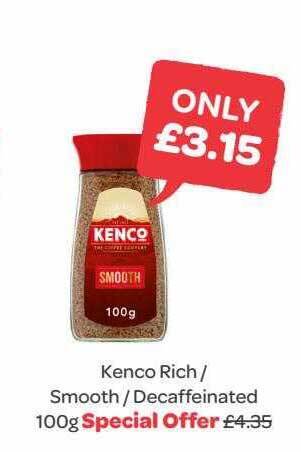Spar Kenco rich - smooth - decaffeinated offer