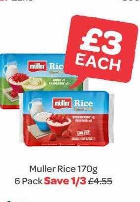 Spar Muller rice offer