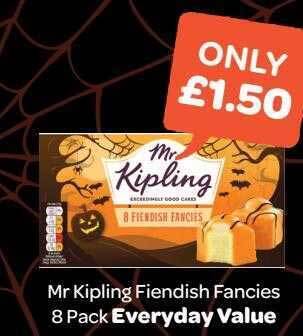Spar Mr kipling fiendish fancies 8 pack offer
