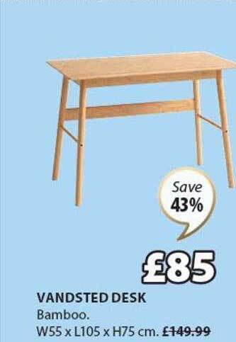 JYSK Vandsted desk offer