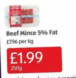 Aldi Beef mince 5% fat offer