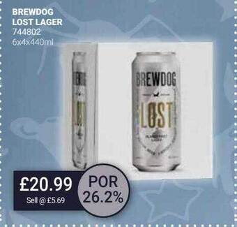 Bestway Brewdog lost lager offer