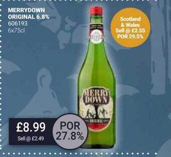 Bestway Merrydown original 6.8% offer