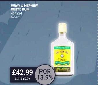 Bestway Wray & nephew white rum offer