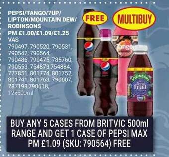 Bestway Pepsi tango 7up lipton mountain dew robinsons offer