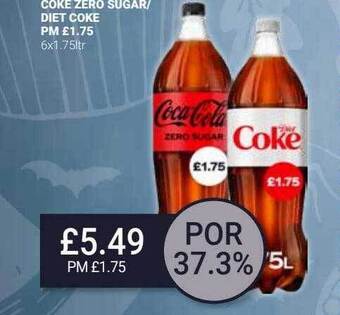 Bestway Coke zero sugar-diet coke offer