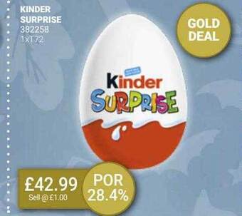 Bestway Kinder surprise offer