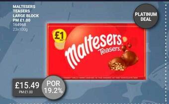 Bestway Maltesers teasers large block offer