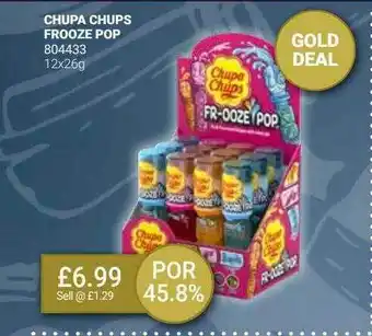 Bestway Chupa chups frooze pop offer