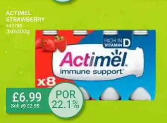 Bestway Actimel strawberry offer