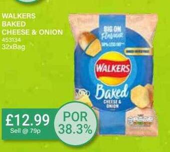Bestway Walkers baked cheese & onion offer