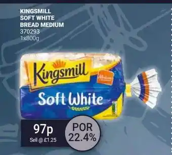 Bestway Kingsmill soft white bread medium offer