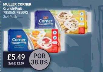 Bestway Muller corner crunch-fruit offer