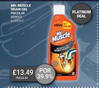 Bestway Mr. muscle drain gel offer
