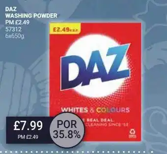 Bestway Daz washing powder offer