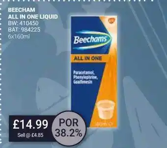 Bestway Beecham all in one liquid offer