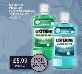 Bestway Listerine offer