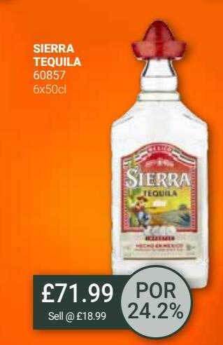 Bestway Sierra tequila offer