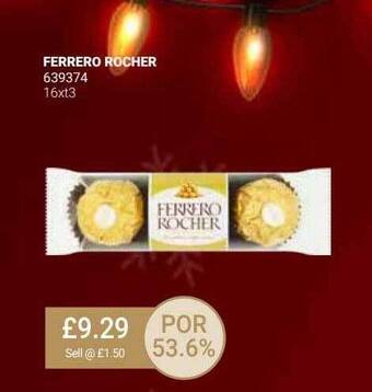 Bestway Ferrero rocher offer