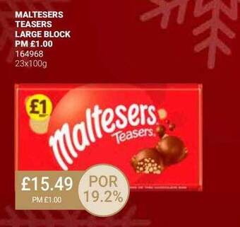 Bestway Maltesers teasers large block offer