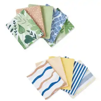 Aldi Fresh botanical fat quarters set offer