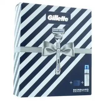 Lloyds Pharmacy Gillette skinguard sensitive razor gift set for men offer